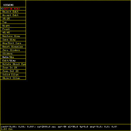 faceplate with menu