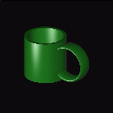 green mug